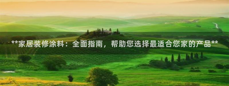 和记 中国首页：**家居装修涂料：全面指南，帮助您选择最适合您家的产品**
