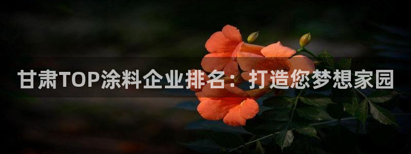 和记官方平台：甘肃TOP涂料企业排名：打造您梦想家园