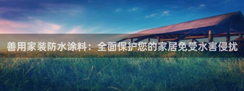 和记官方直营注册导航：善用家装防水涂料：全面保护您的家居免受水害侵扰