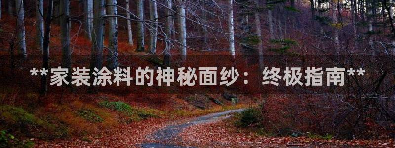 和记官网 公司：**家装涂料的神秘面纱：终极指南**
