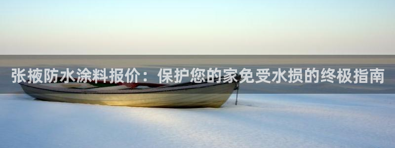 和记H88：张掖防水涂料报价：保护您的家免受水损的终极指南