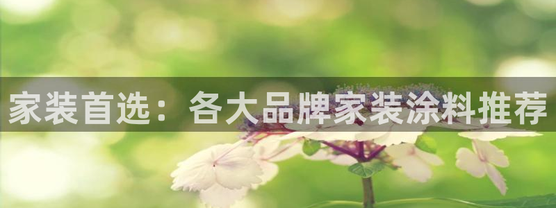 和记ag旗舰：家装首选：各大品牌家装涂料推荐