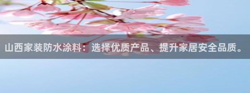 和记注册有什么送的：山西家装防水涂料：选择优质产品、提升家居安全品质。