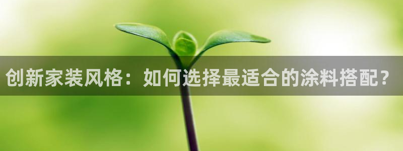 和记官方直营：创新家装风格：如何选择最适合的涂料搭配？