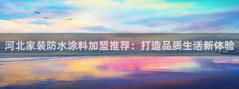 和记官方直营注册：河北家装防水涂料加盟推荐：打造品质生活新体验