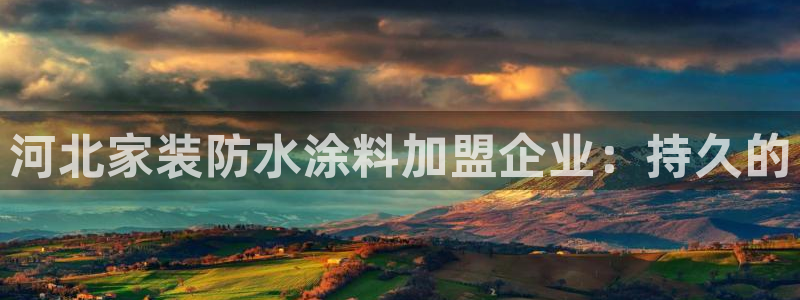 和记h88最新客户端下载：河北家装防水涂料加盟企业：持久的