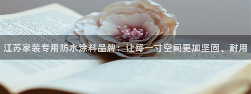 下载和记app：江苏家装专用防水涂料品牌：让每一寸空间更加坚固、耐用