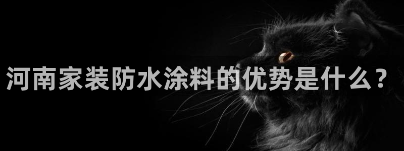 和记 中国首页：河南家装防水涂料的优势是什么？